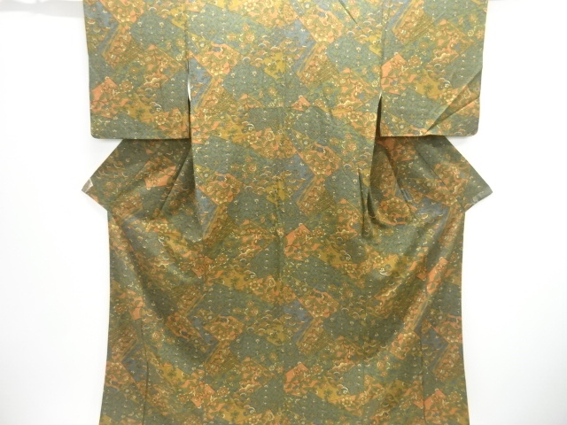 JAPANESE KIMONO / KOMON / FLOWER & BIRD